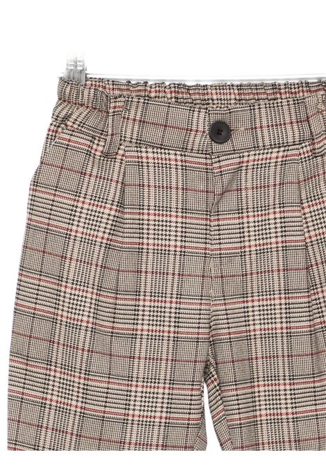 Pantaloni a quadri U+E' BY MISS GRANT | UEM0707BORDEAUX